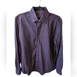 Robert Graham Modern Americana men's shirt size med small flaw